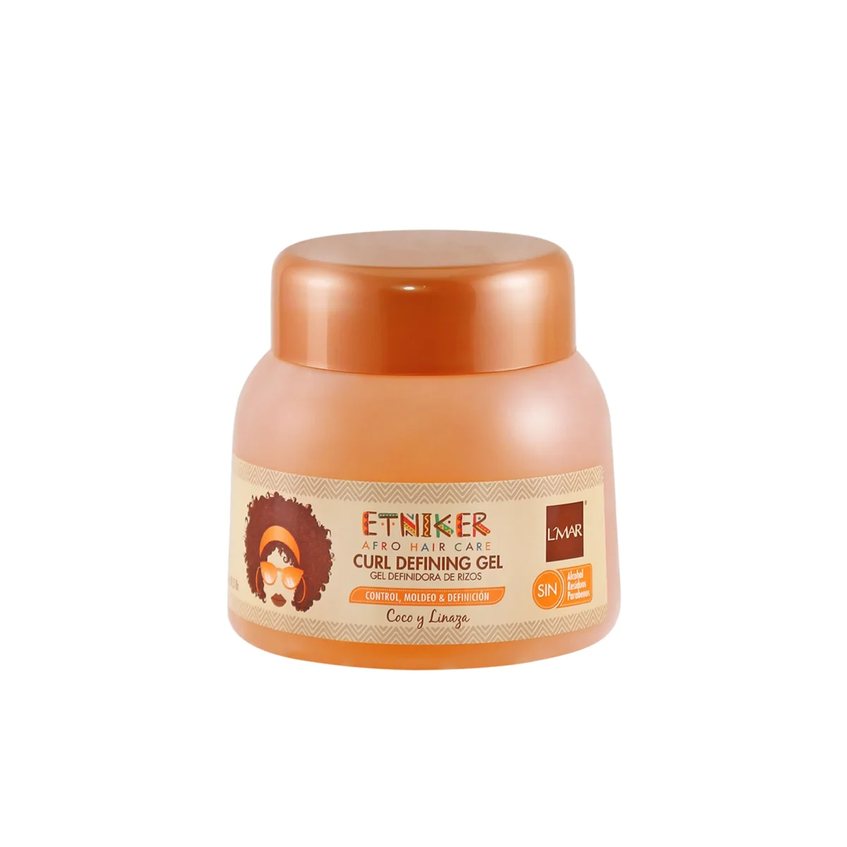 Gel Definidor de Rizos Etniker Curl Defining Gel con Coco y Linaza 300 g