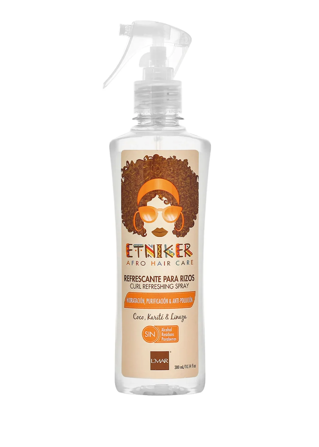 Refrescante para Rizos Etniker con Coco, Linaza y Karité 300 ml