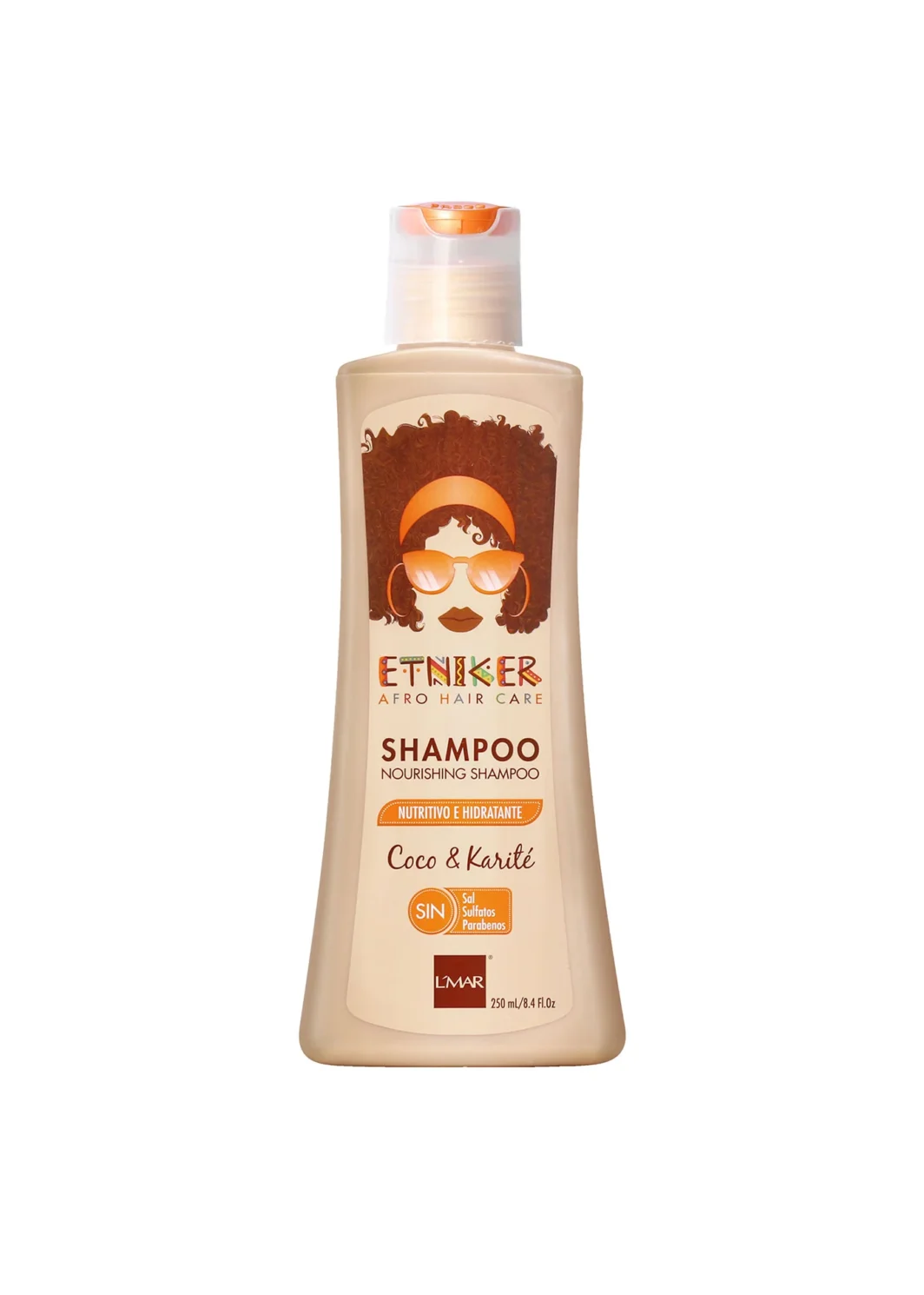 Shampoo Nutritivo e Hidratante Etniker Coco y Karité 250 ml