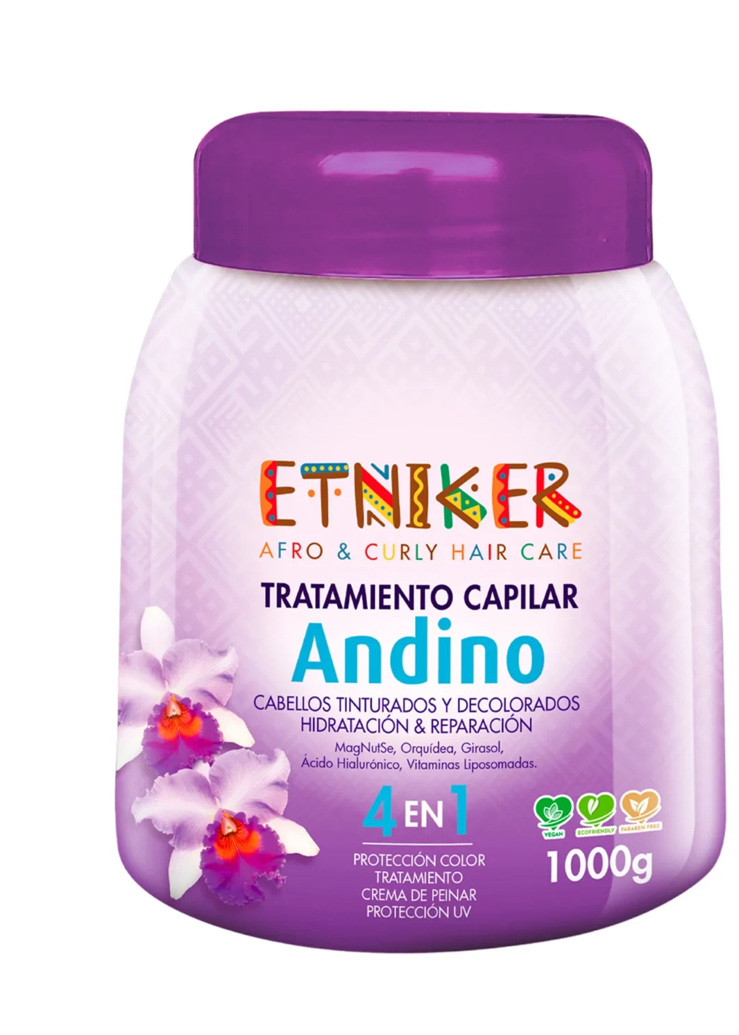 Tratamiento Capilar Andino Etniker Mi Tierra Protección del Color 1000 g